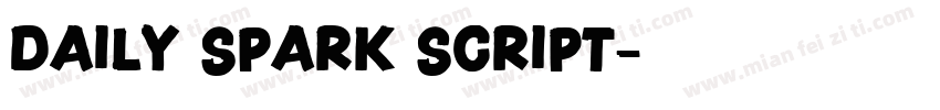 Daily Spark Script字体转换